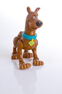 Experimental Product Photography, Scooby Doo Action Figure